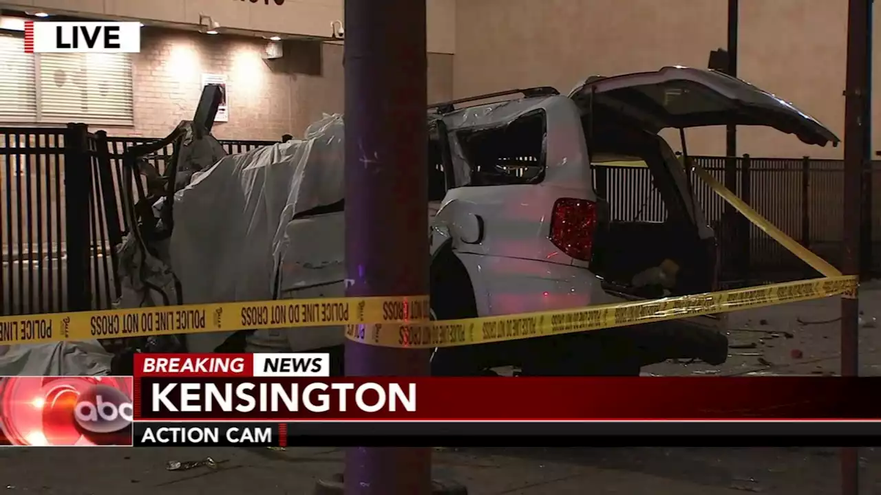 3 killed after SUV hits pedestrians, crashes into SEPTA station