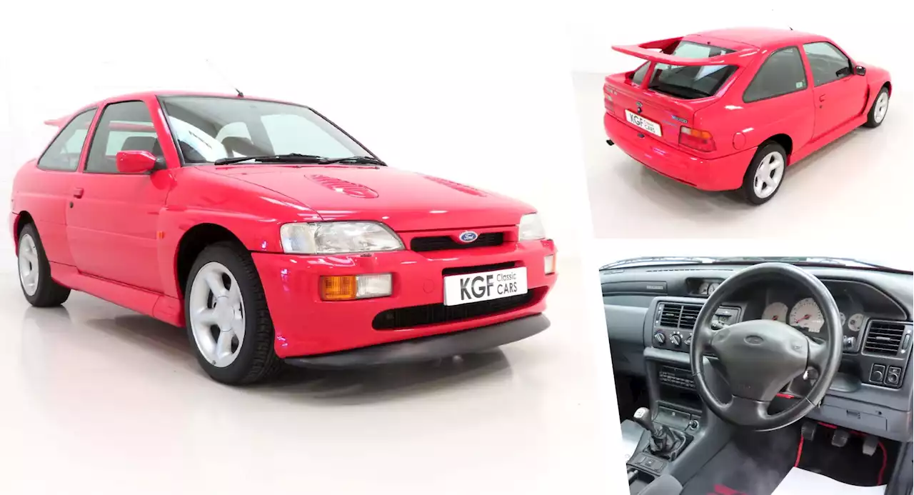 Whale-Tail 1996 Ford Escort RS Cosworth With 217 Miles Sold For $186,000 | Carscoops