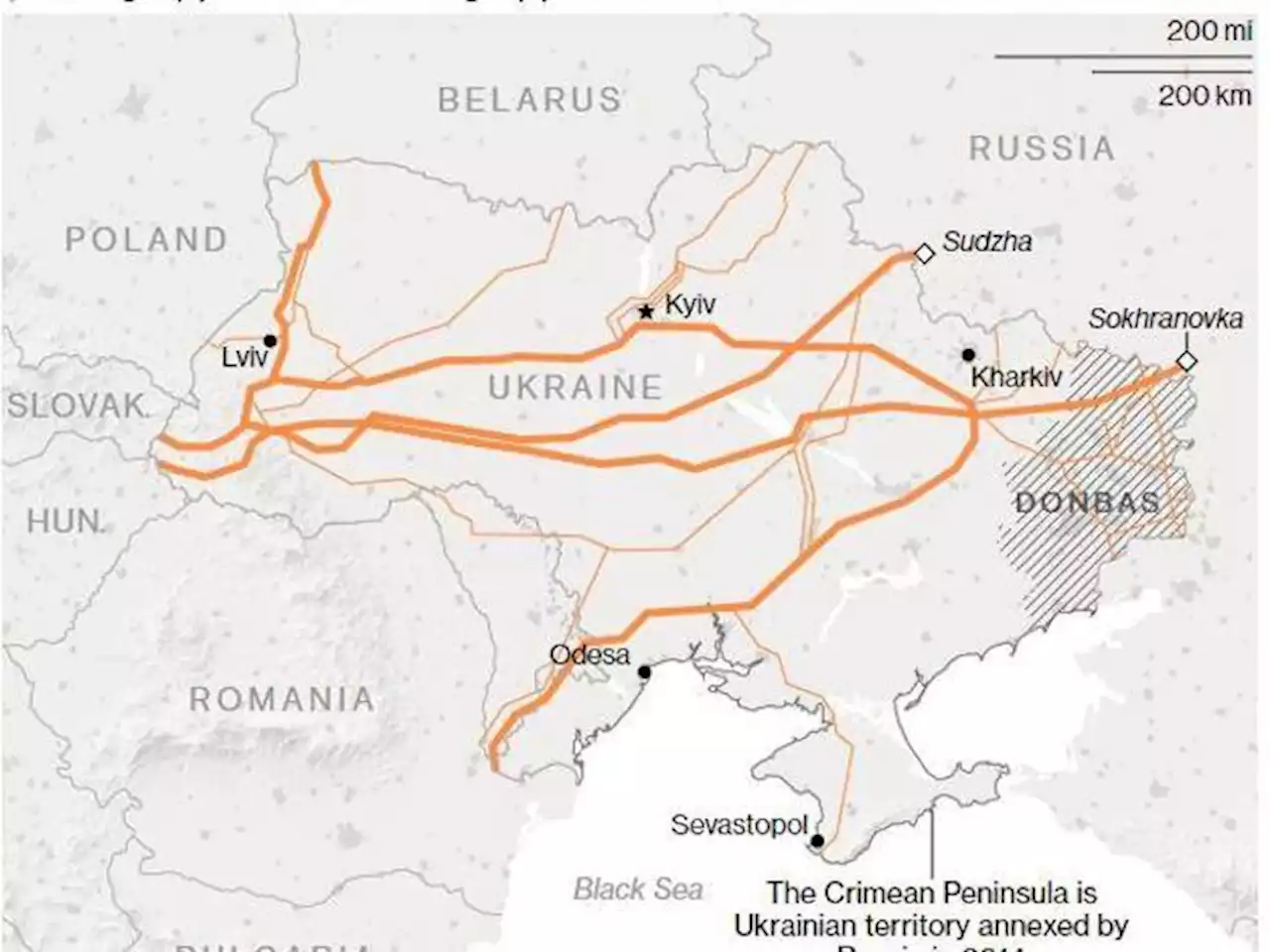 Gas russo, gli ucraini: da domani stop ai flussi dal Donbass verso la Ue (un terzo delle forniture)