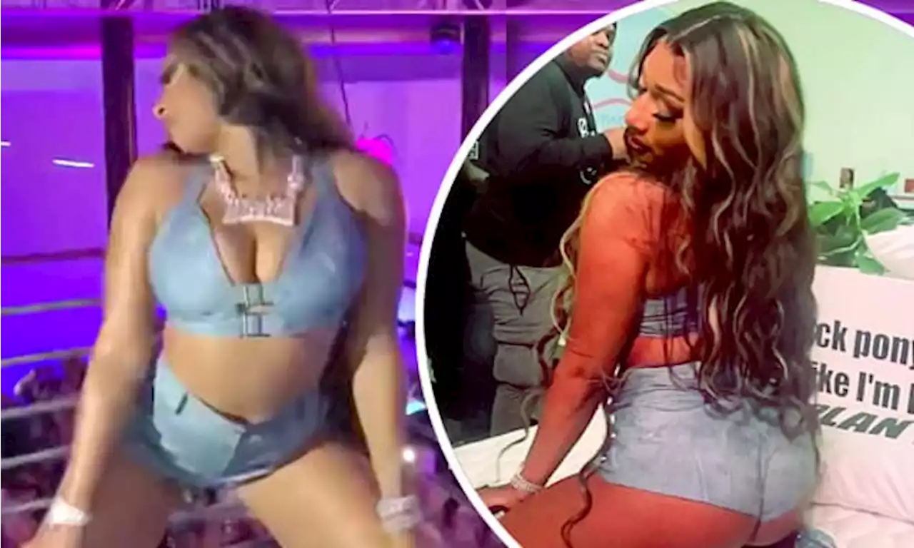 Megan Thee Stallion puts on a sizzling display as she twerks on TikTok