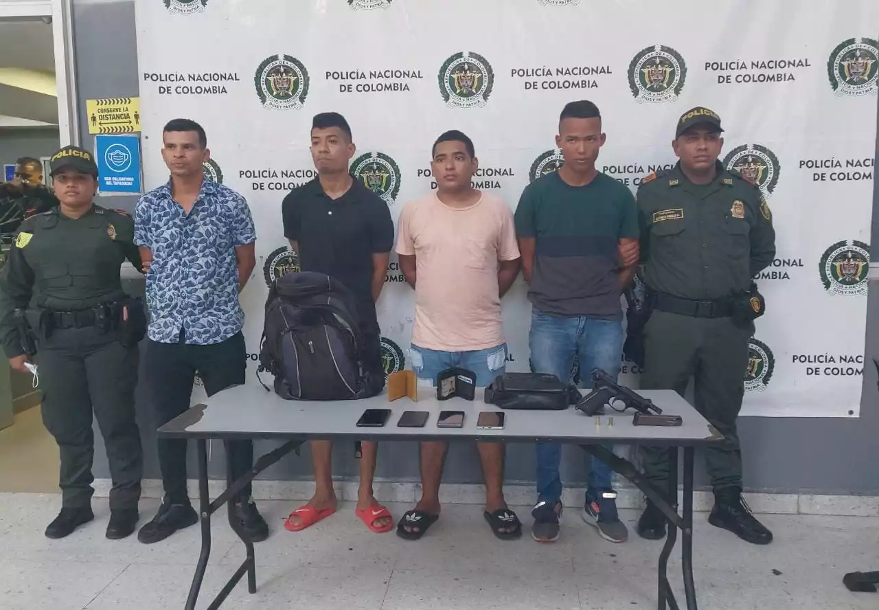 Capturan en San Felipe a cuatro presuntos atracadores de buses