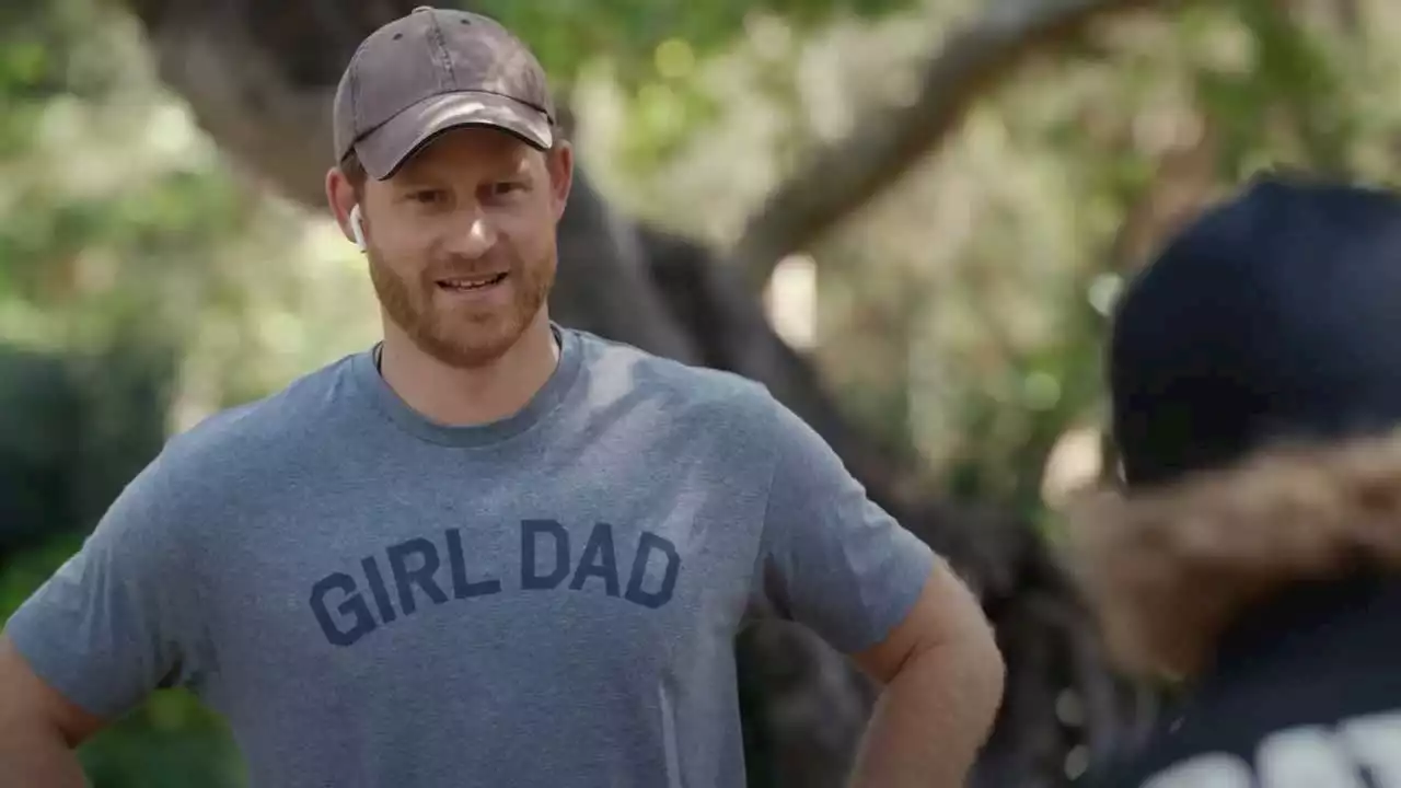 Prince Harry Runs in a 'Girl Dad' Shirt While Promoting Travel Project