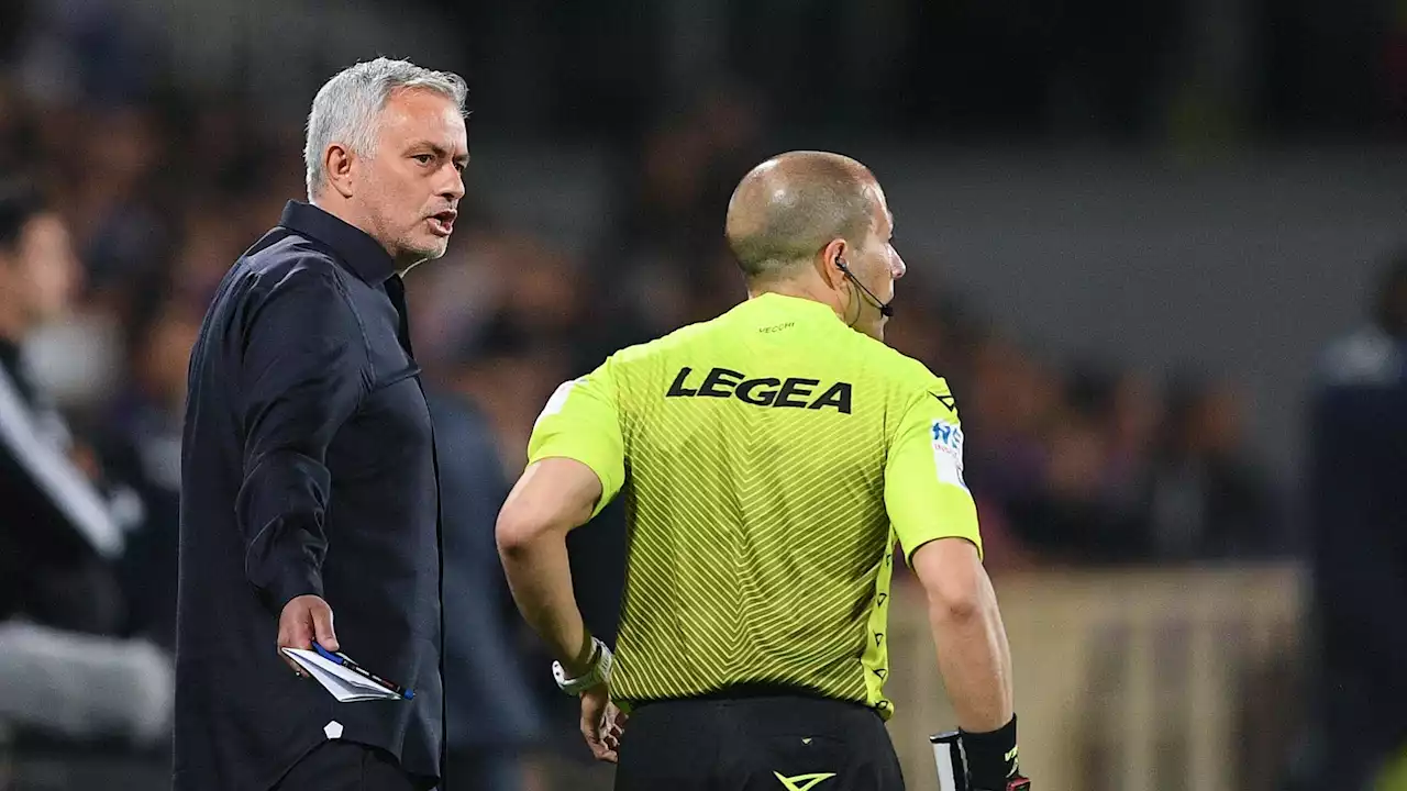 Mourinho furioso: 'Una spiegazione alla sconfitta? Vorrei chiederla a Banti'