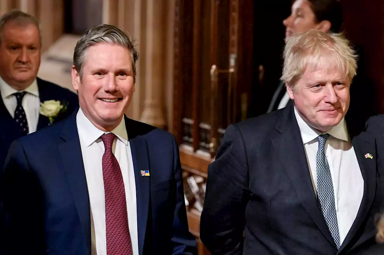 Boris Johnson and Sir Keir Starmer debate Queen’s speech policies