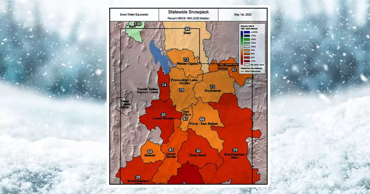 99% of Utah under extreme, severe drought