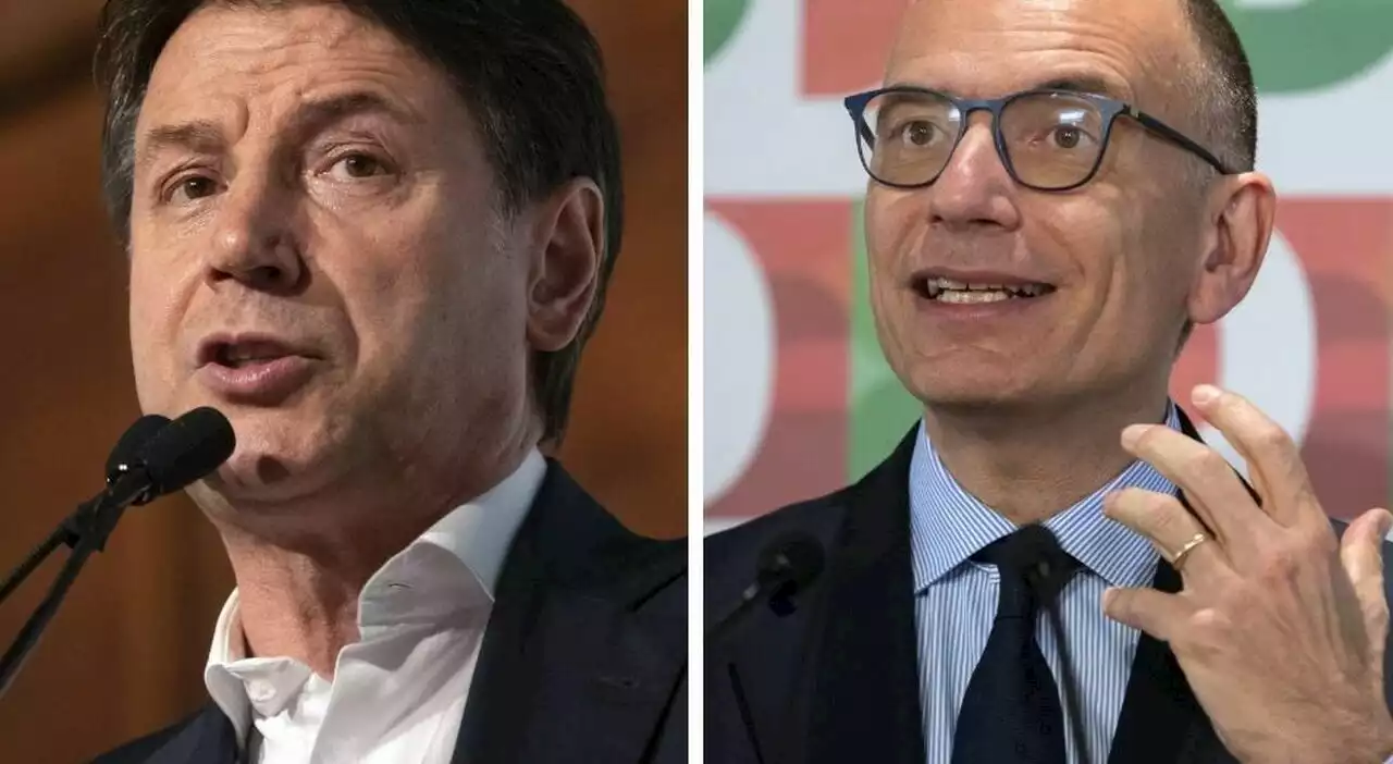 Incontro fra Enrico Letta e Giuseppe Conte: «Stop alle tensioni»