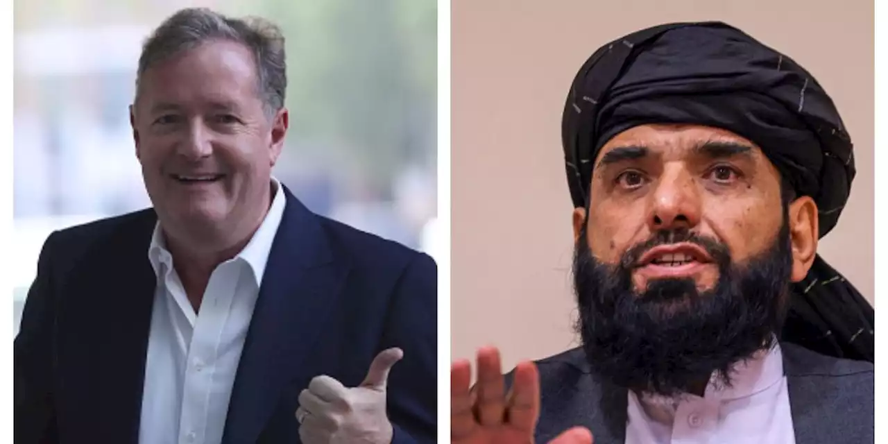 Piers Morgan to interview Taliban spokesman and everyone is making the same joke