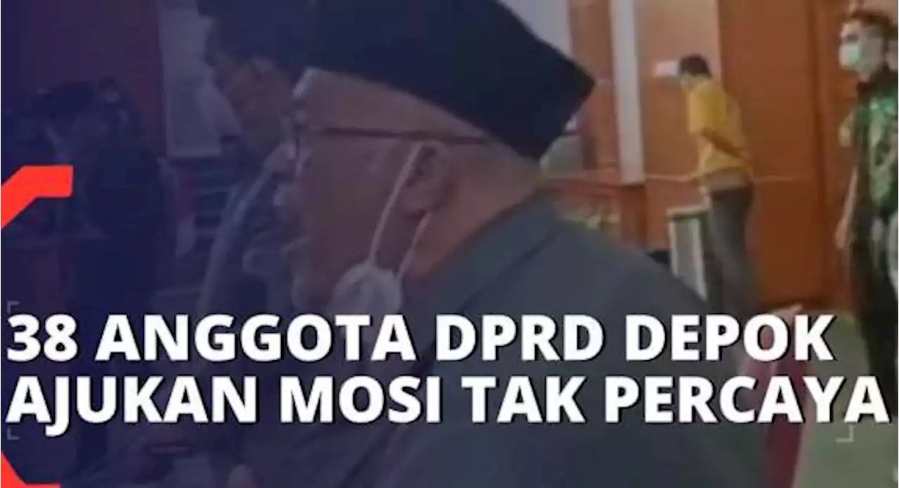 38 Anggota DPRD Depok Ajukan Mosi Tidak Percaya pada Walkot Depok Mohammad Idris