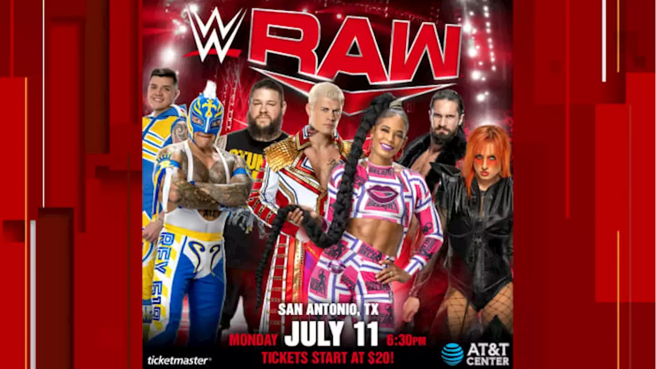 WWE Monday Night Raw to return to San Antonio this summer