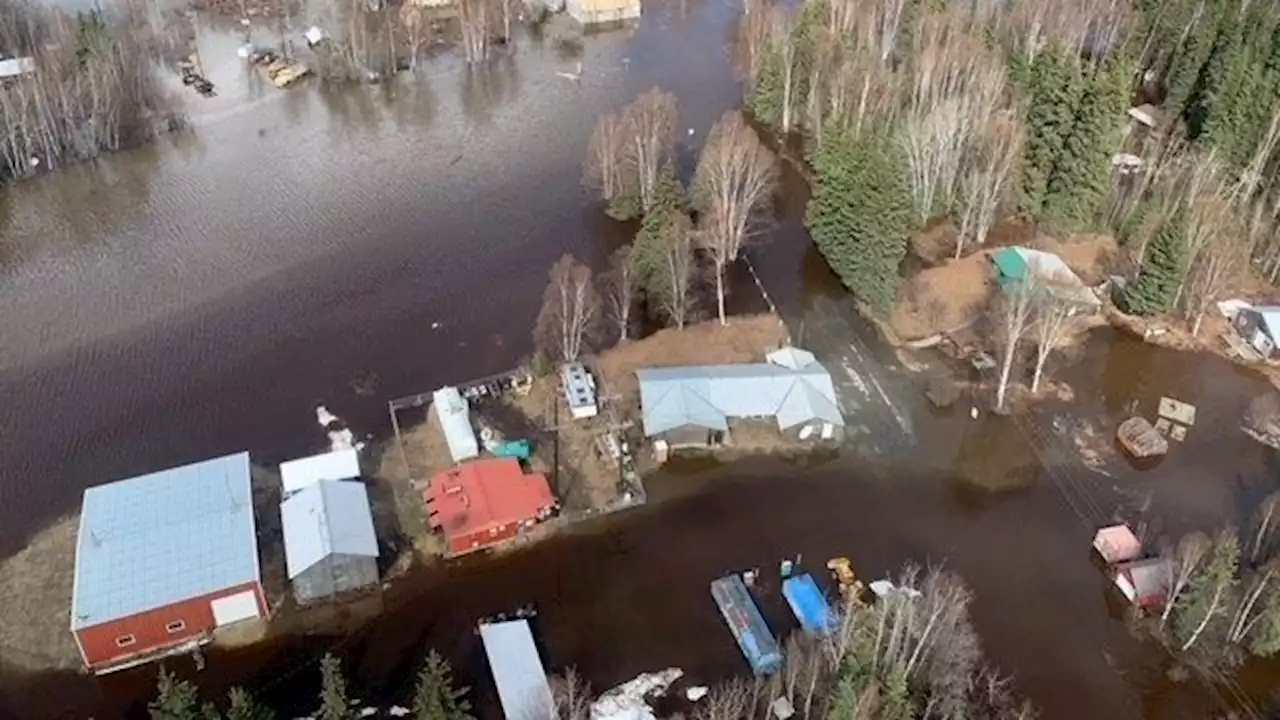 Residents take stock of damage as floodwaters recede in Manley Hot Springs