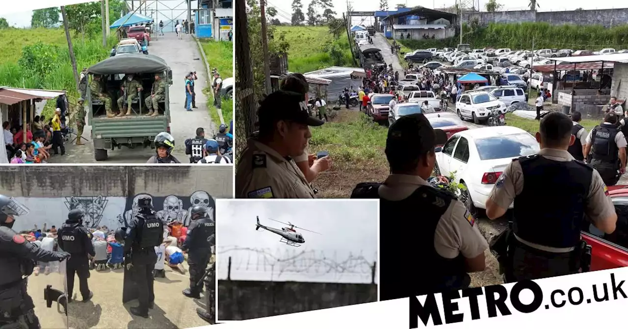 Prison riots leave dozens dead in Ecuador amid rising gang warfare