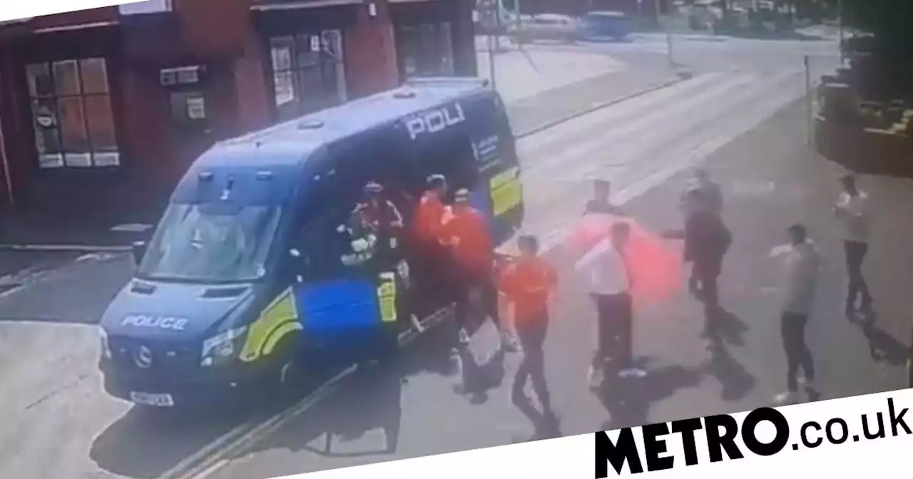 'Sound coppers' could be in trouble for taking football fans to pub in riot van