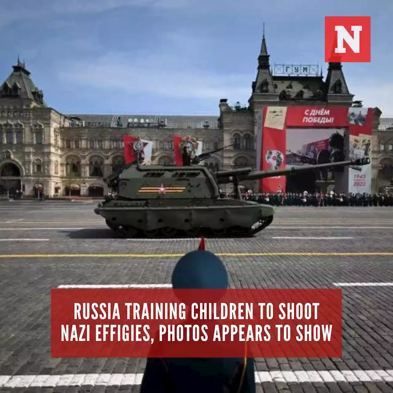 Russia training children to shoot Nazi effigies, photos appears to show