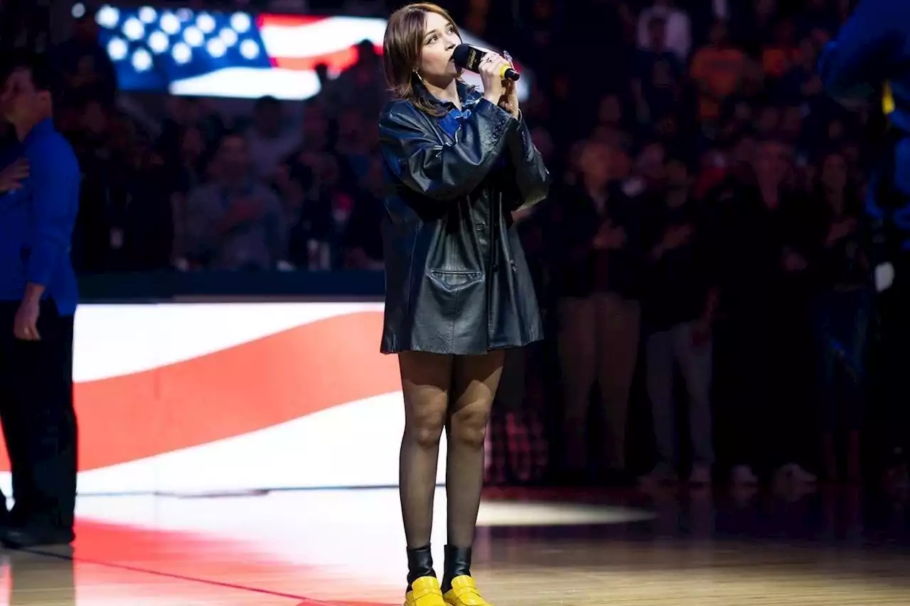 Lowell High grad returns to sing anthem at Warriors game