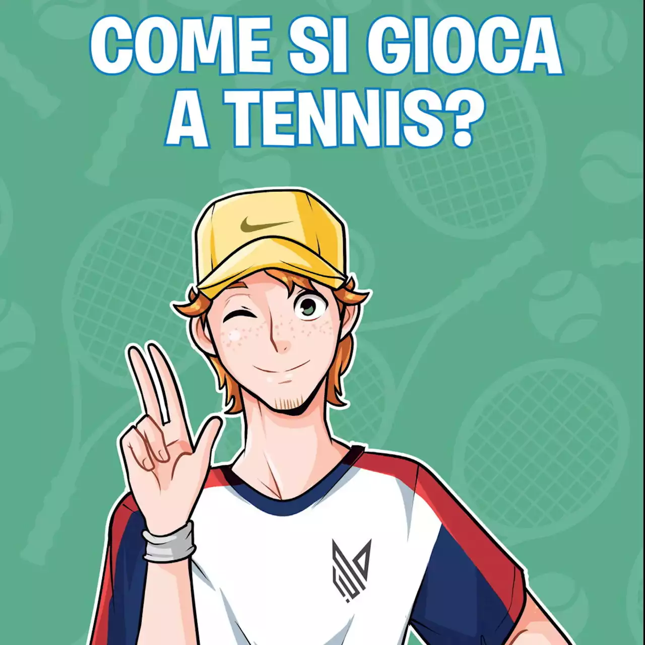 Tennis, Sinner diventa un personaggio illustrato nel manuale di Panini