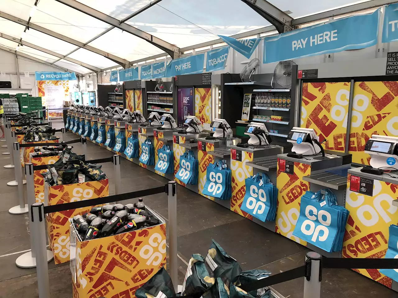 Co-op to offer click and collect shopping pick-ups at FESTIVALS this summer