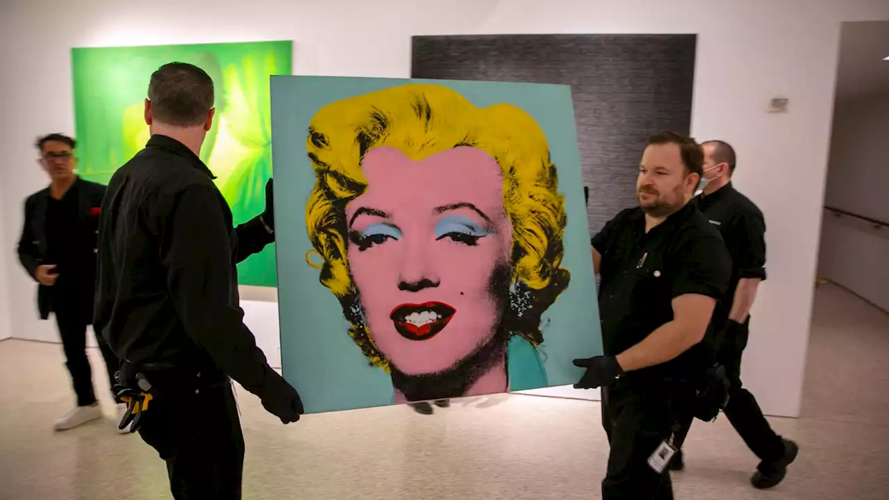 Warhol's iconic 'Marilyn' nabs $195M at auction, most for US artist