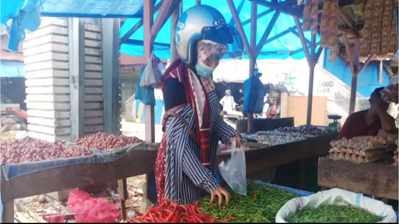 Pasca Lebaran Harga Bawang di PBU Meulaboh Naik, Namun Harga Cabai Turun