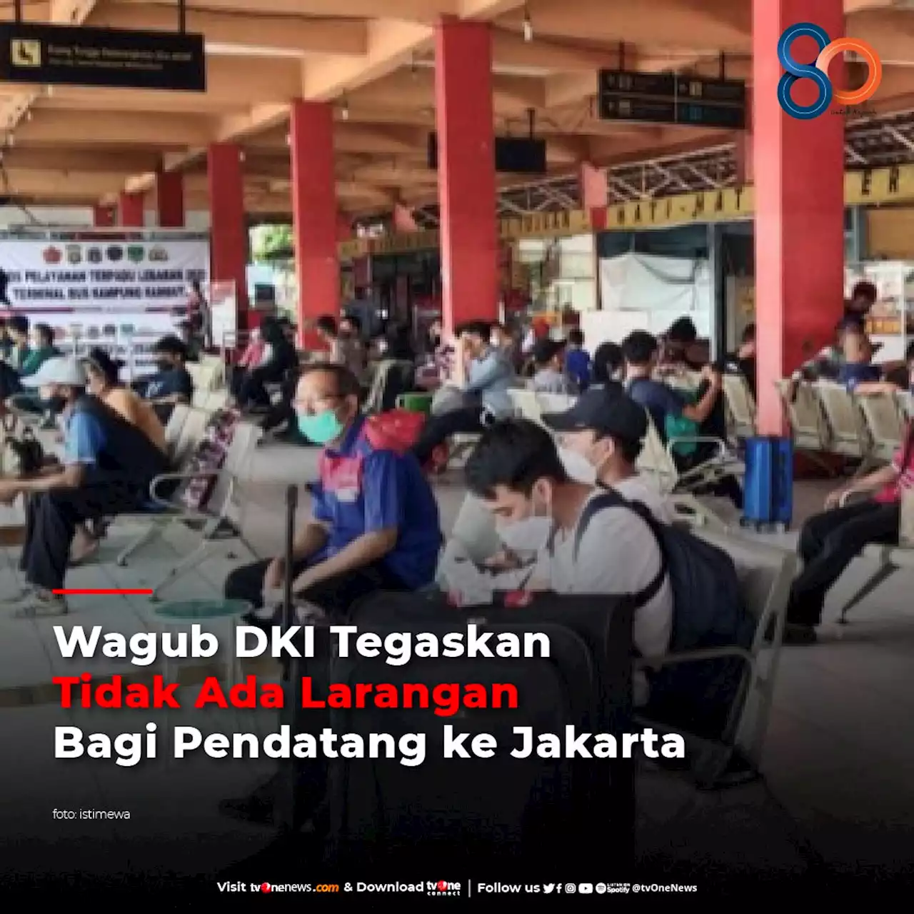 Wagub DKI Tegaskan Tidak Ada Larangan Bagi Pendatang ke Jakarta