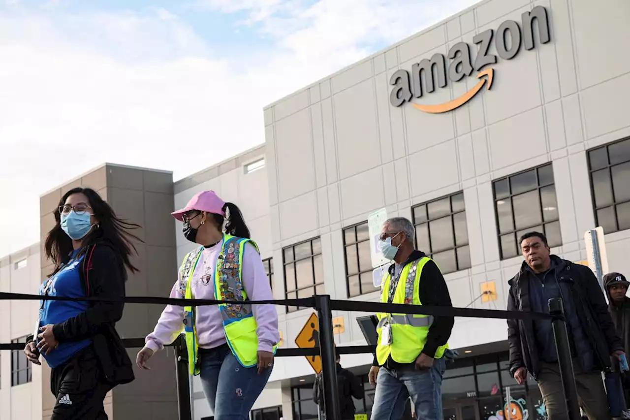 Amazon fired two workers who helped organize its first union