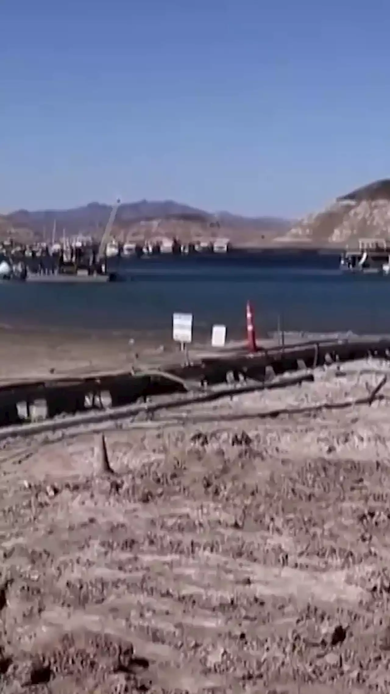 A ghastly effect of drought, bodies are emerging in Lake Mead