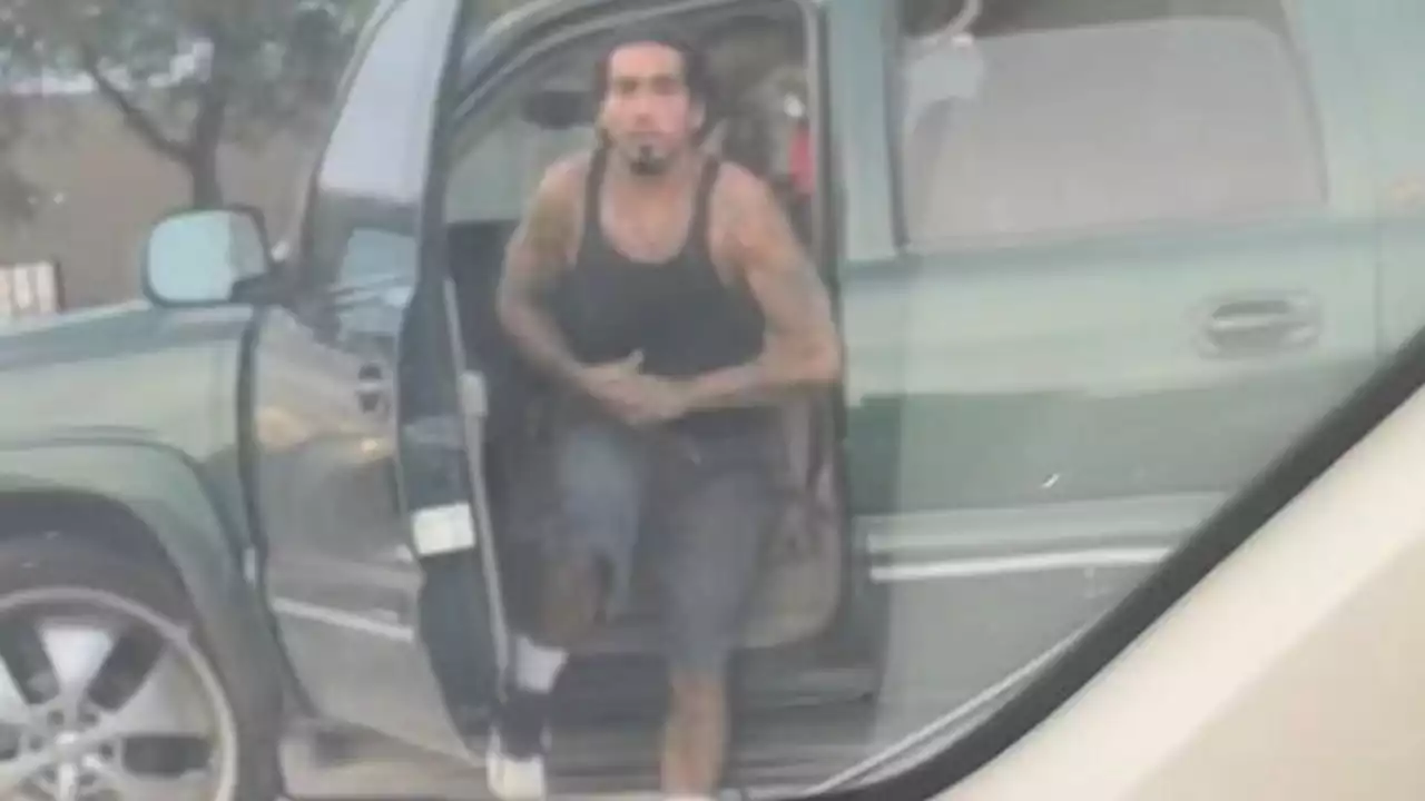 Man wanted for threatening gun on mother and child during road rage incident on 610