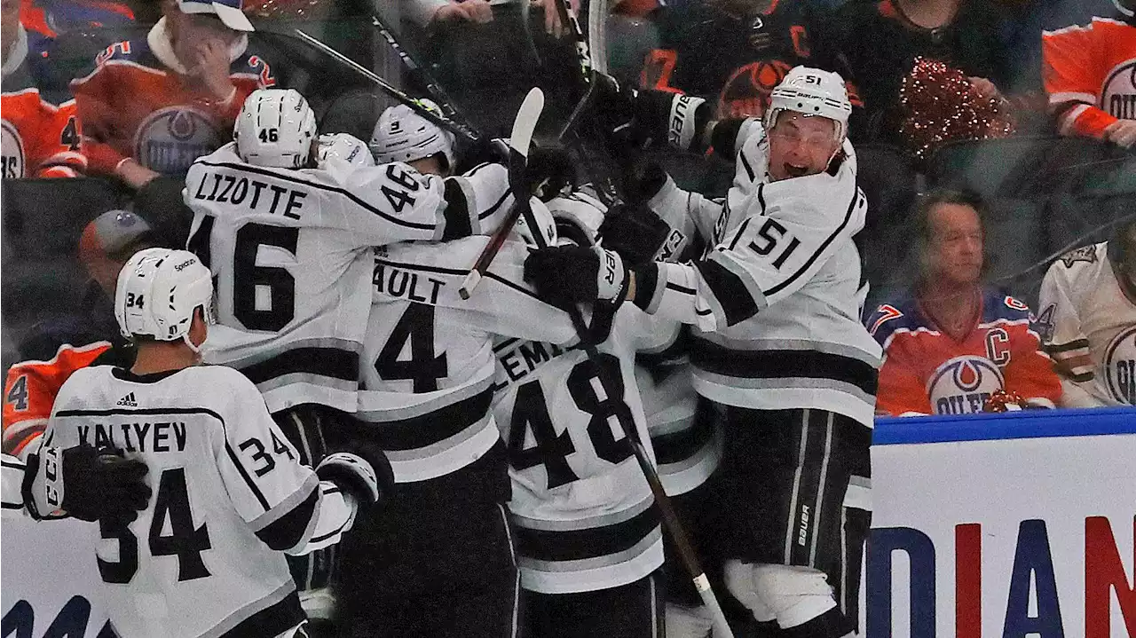 Kempe scores in OT, Kings lead Oilers 3-2 in playoff series