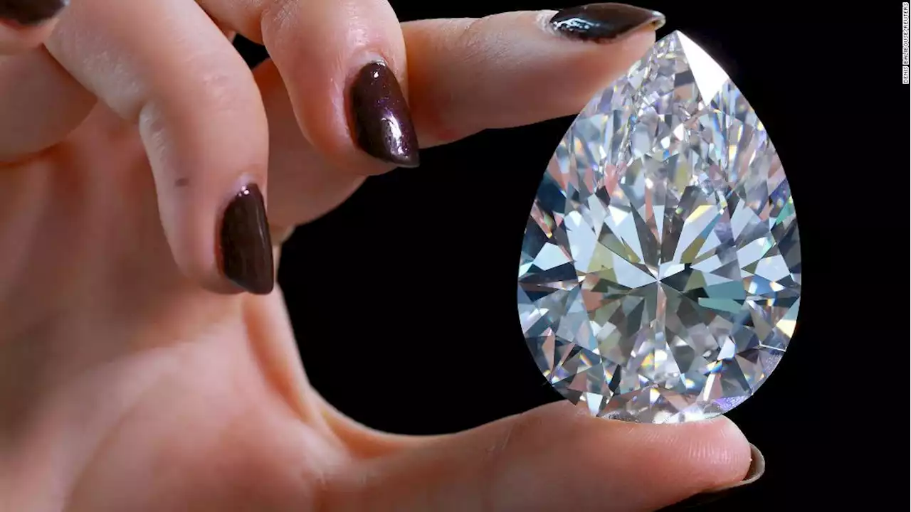 'The Rock,' the largest white diamond ever auctioned, sells for $21.9 million