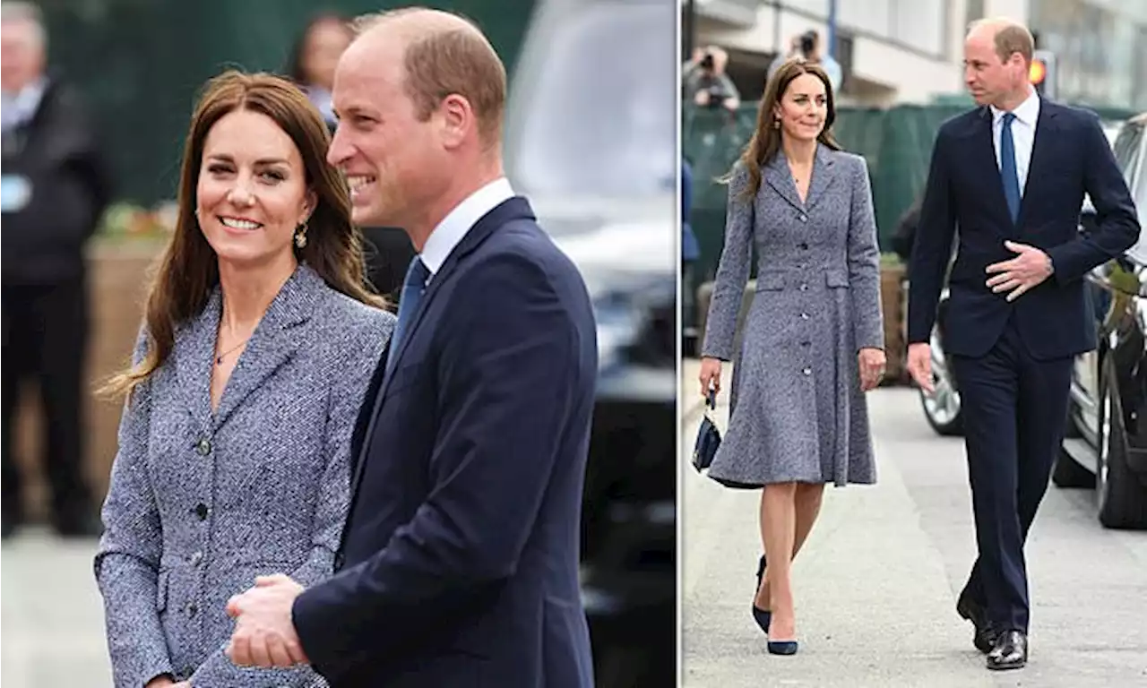 Kate Middleton joins Prince William at memorial in Manchester