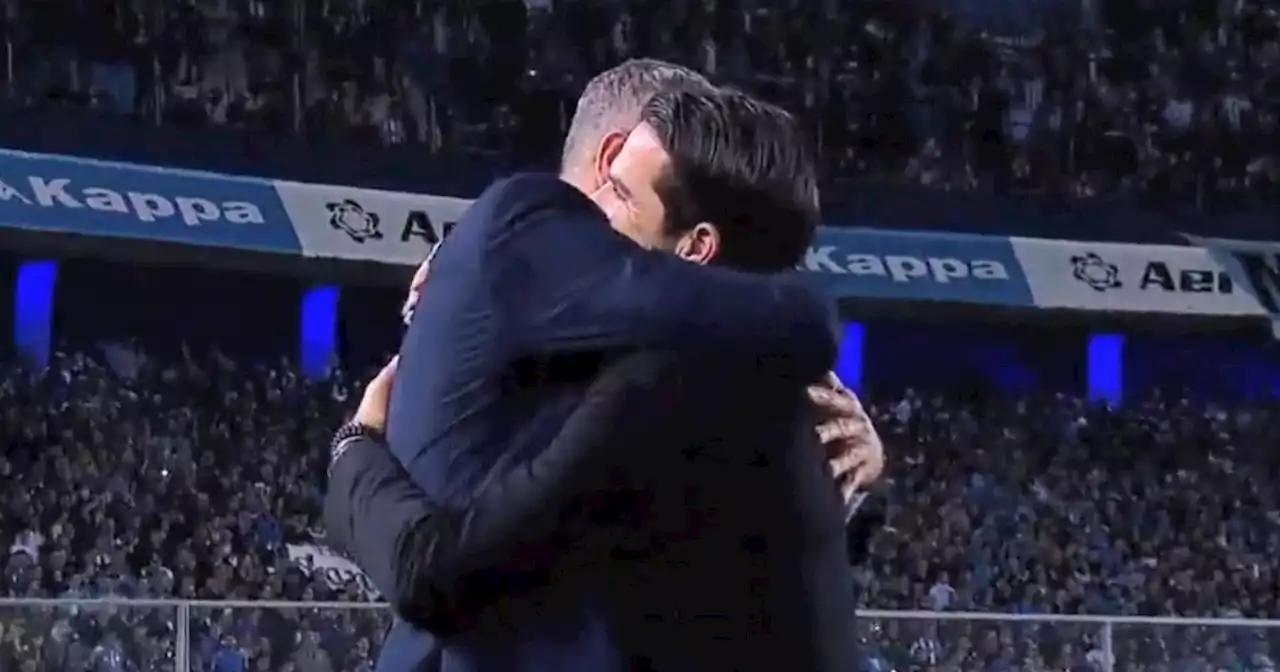 Gago y Palermo, un abrazo con mucha historia