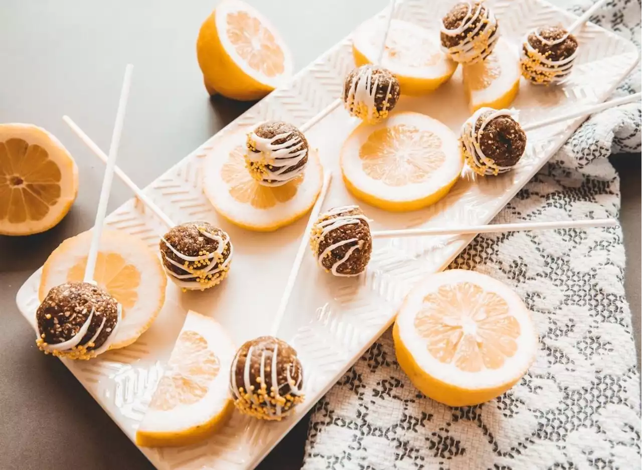 No Bake Lemon Cake Pops — Eat This Not That