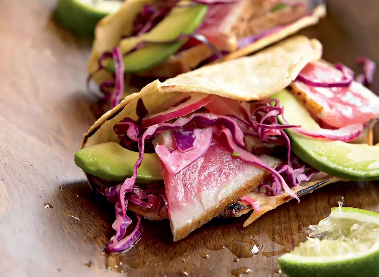 Spicy Fish Taco With Tuna and Avocado Recipe — Eat This Not That