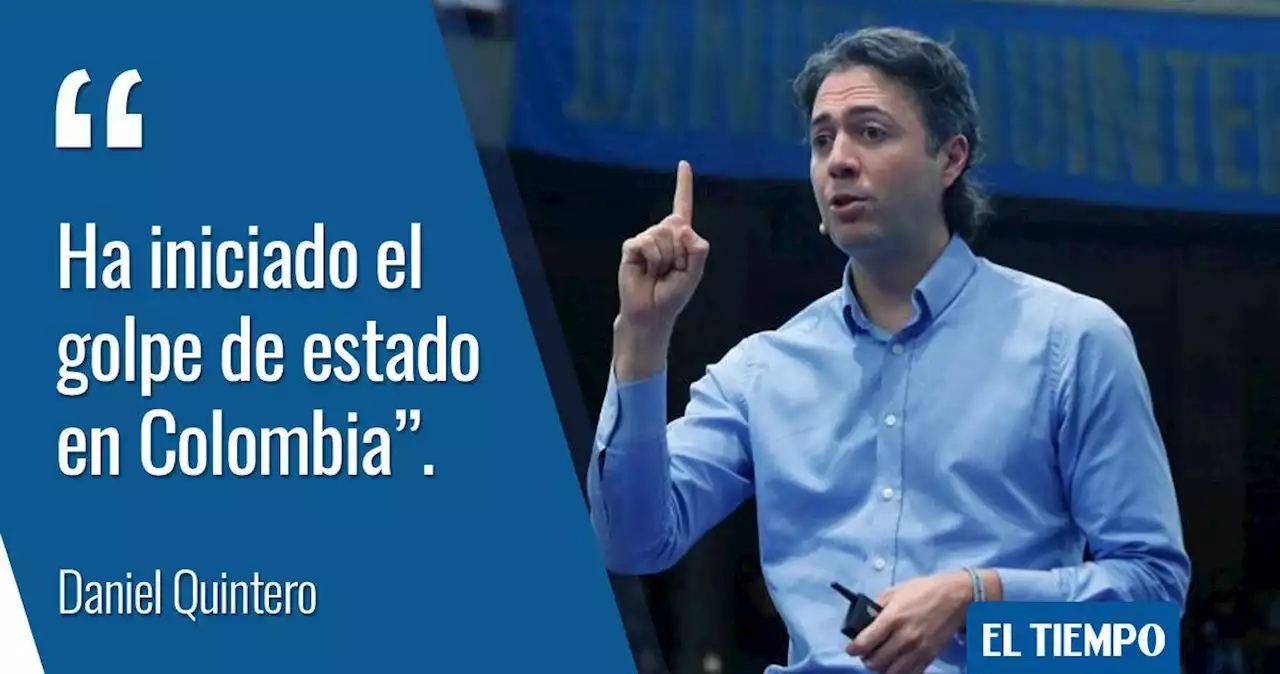 Daniel Quintero: su dura reacción tras la suspensión de la Procuraduría