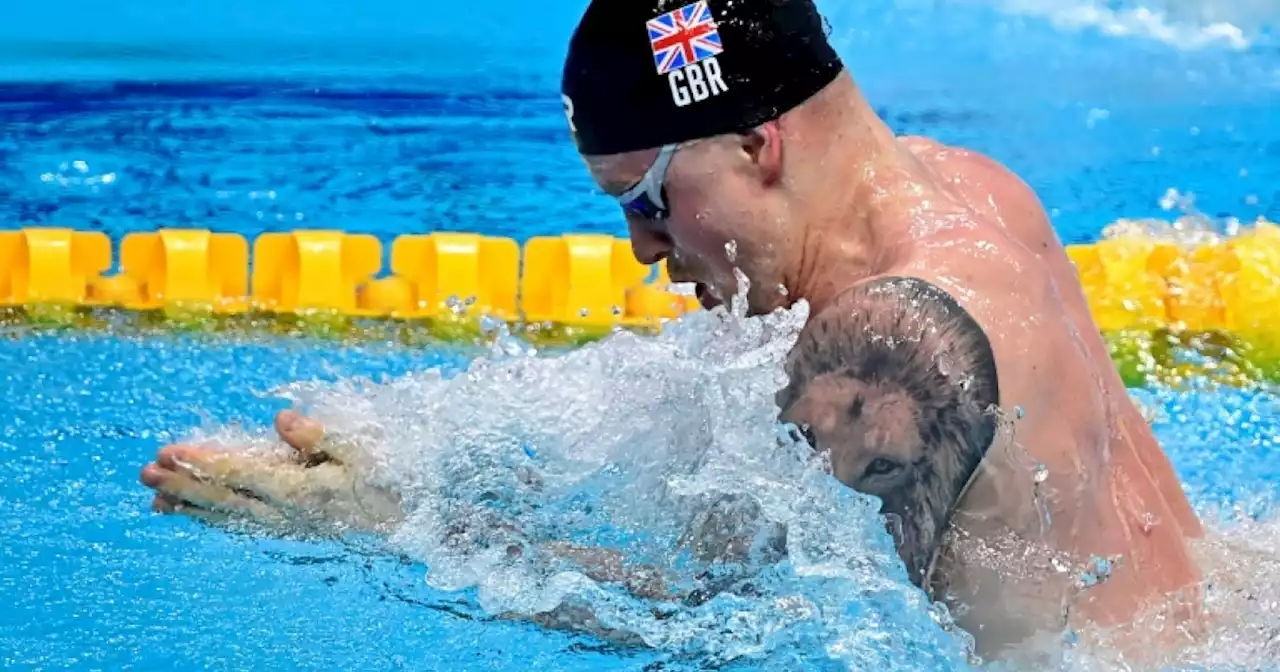 Injured Olympic swimming champion Peaty out of World Championships