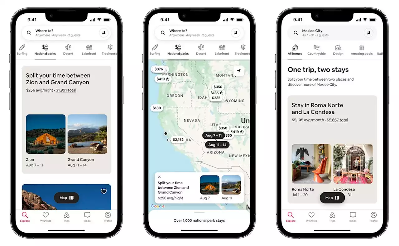 Airbnb's big redesign helps you split stays between homes | Engadget