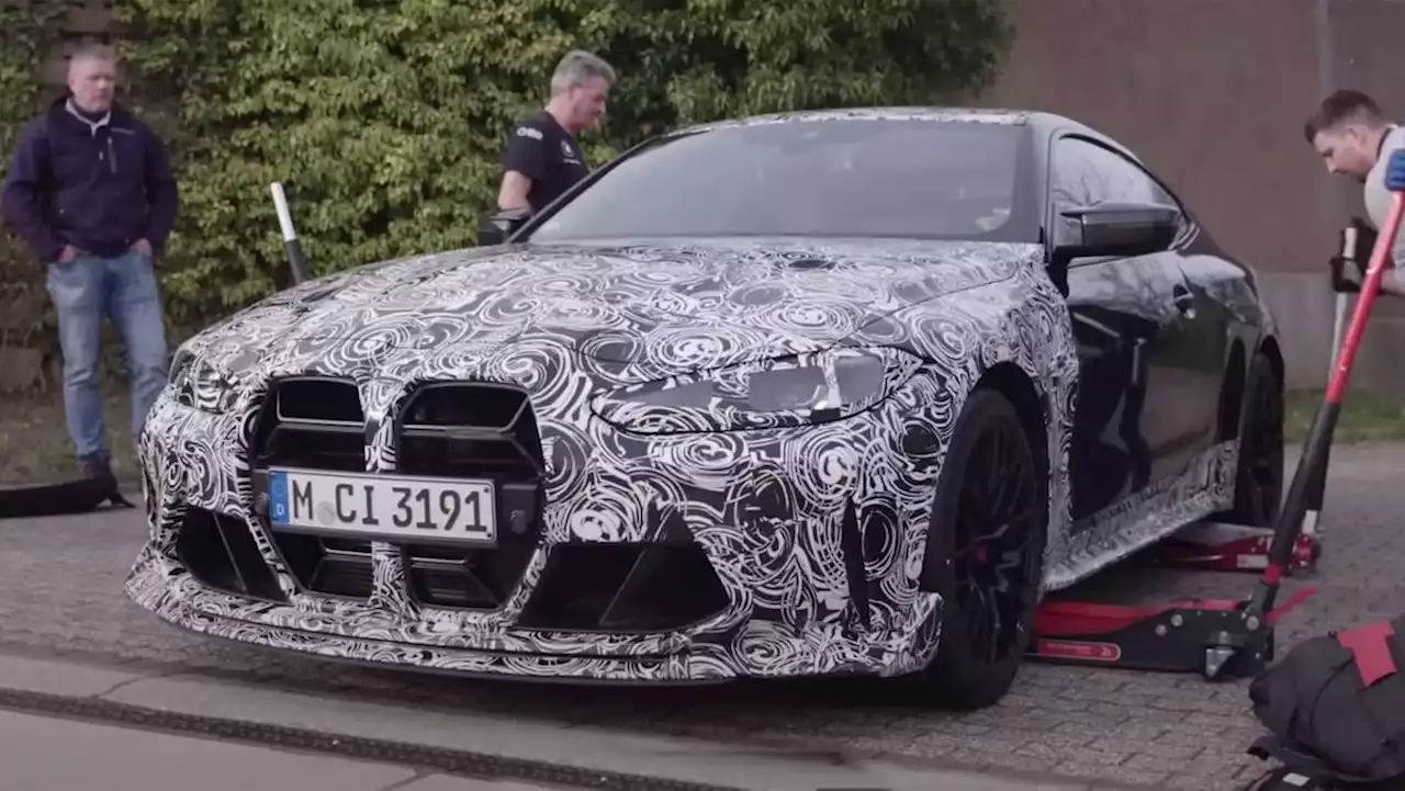 BMW M4 CSL teased ahead of reveal – hardcore coupe eyes Nürburgring lap | Evo