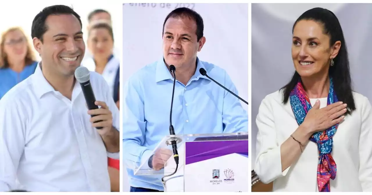 Los 3 gobernadores de México con mejor aprobación, y los 3 con peor aprobación