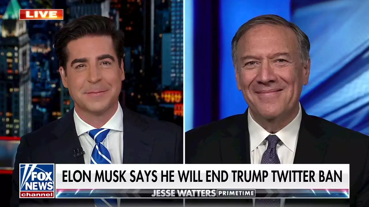 Pompeo explains why he would welcome Trump's return to Twitter