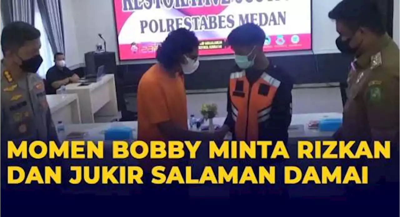 Momen Walkot Medan Bobby Minta Rizkan dan Jukir Anugrah Salaman Damai