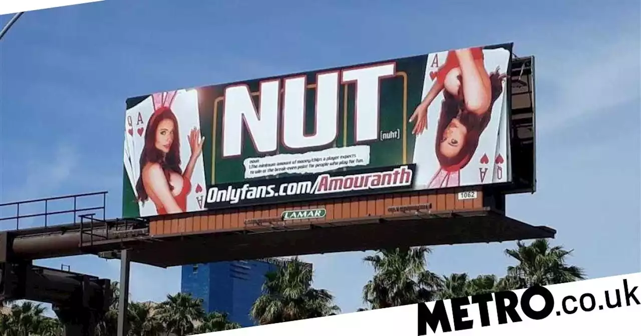 Amouranth promotes OnlyFans exit with new billboards