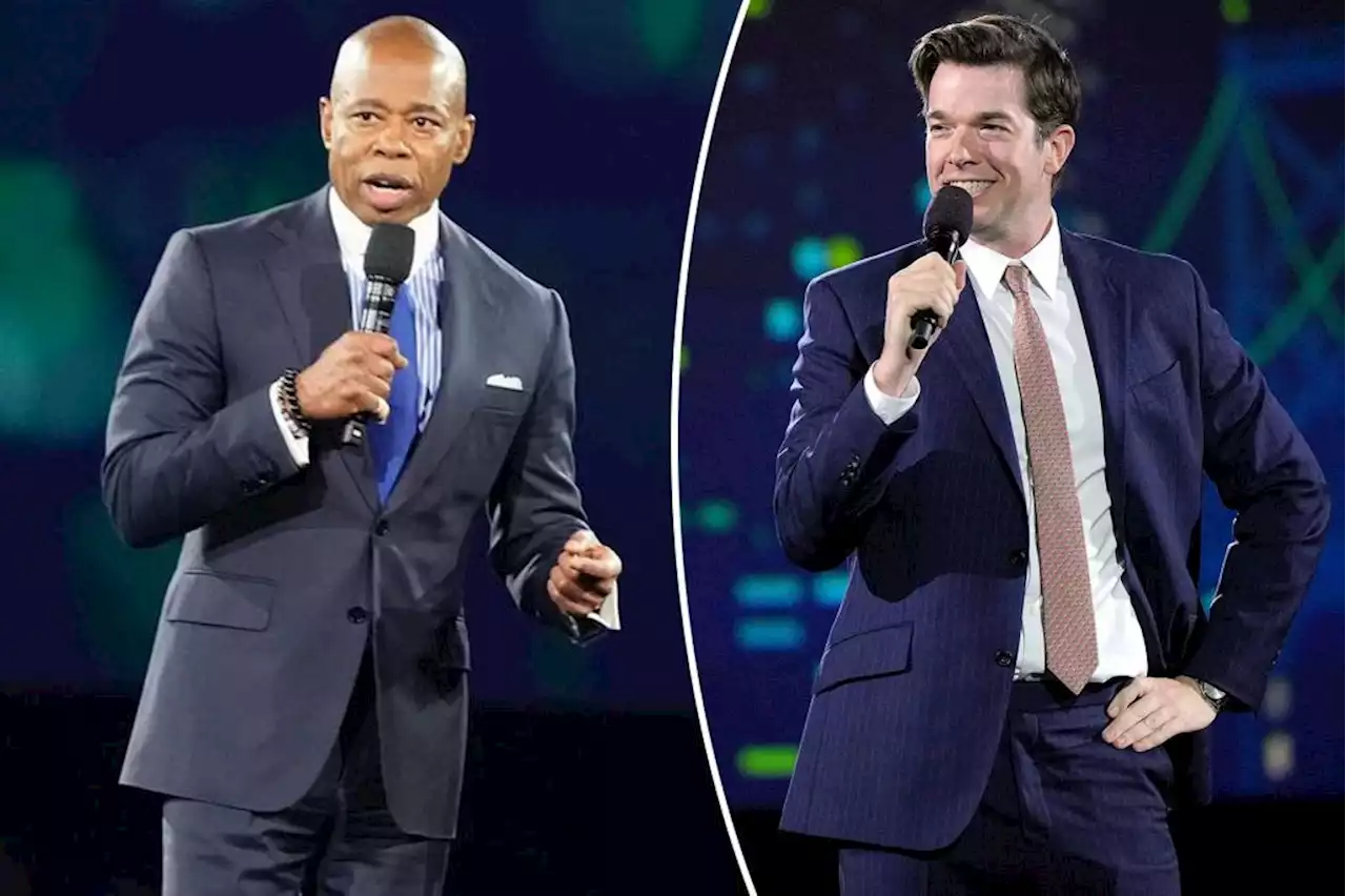 John Mulaney mocks Eric Adams to his face over NYC’s soaring crime rate