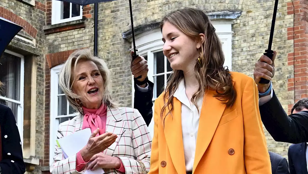 Mission économique: la princesse Astrid rend visite à sa nièce, la princesse Elisabeth à Oxford (photos)