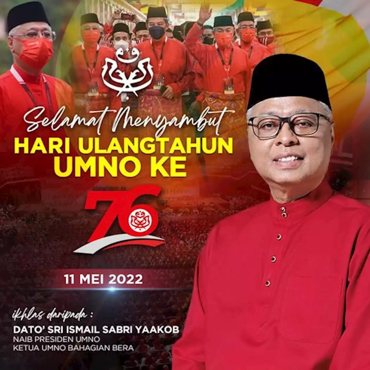 Semoga UMNO terus memayungi masyarakat - Ismail Sabri