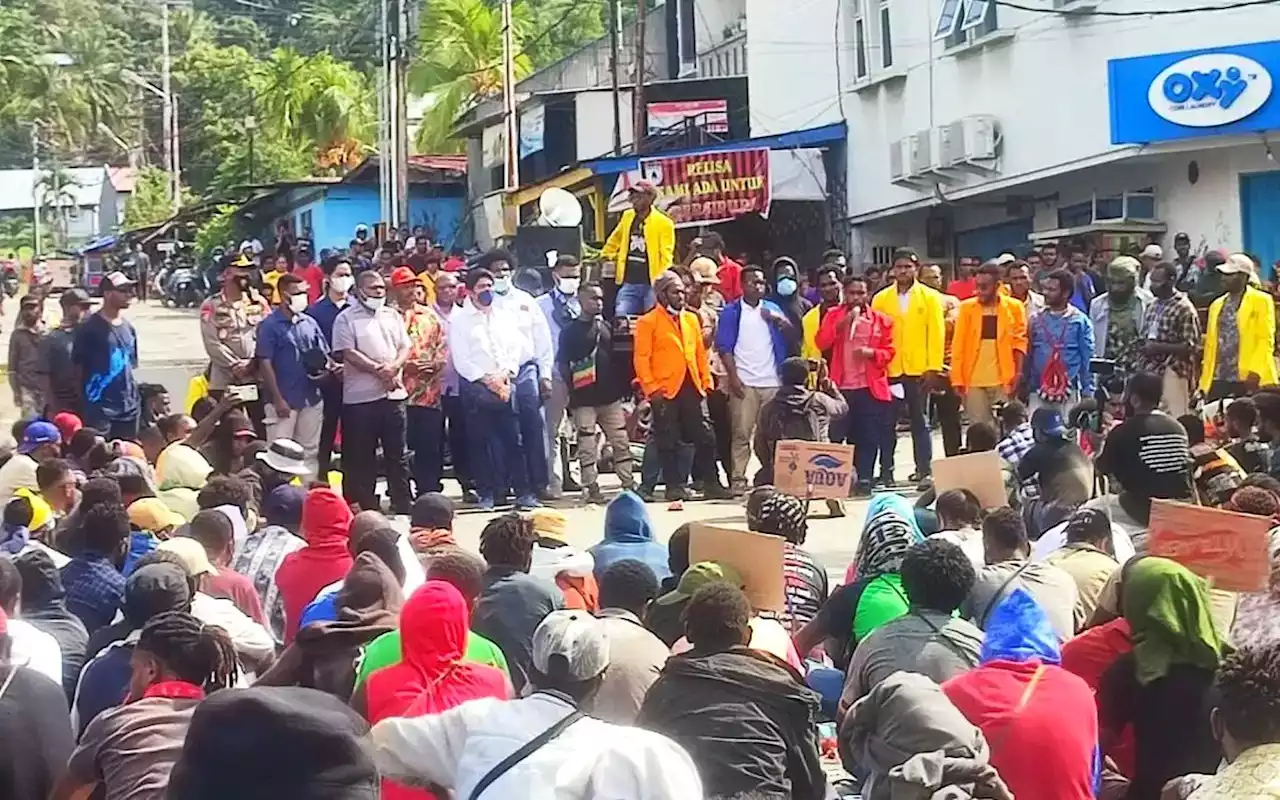 5 Polres di Papua Siaga Antisipasi Demo Tolak DOB, Polisi Sita Sajam Hingga Atribut Bintang Kejora