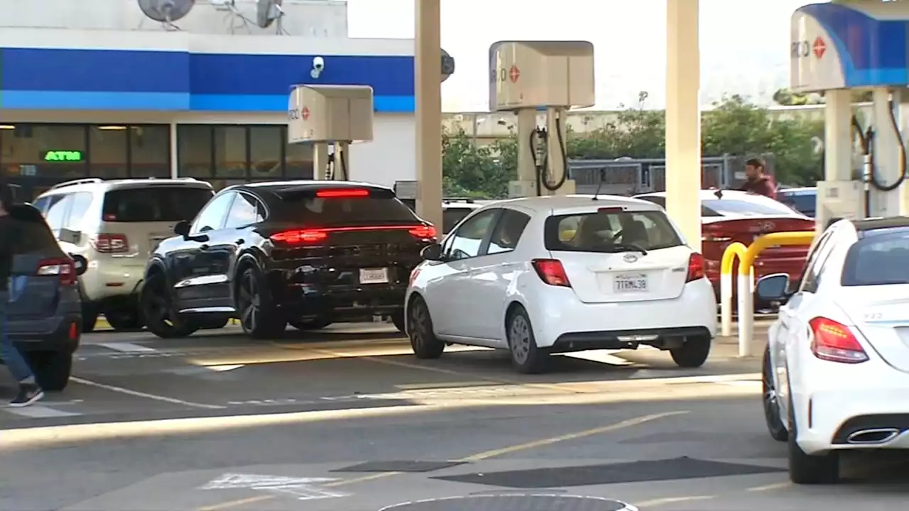 Bay Area residents wait in long lines for cheap gas in one of most expensive regions in US