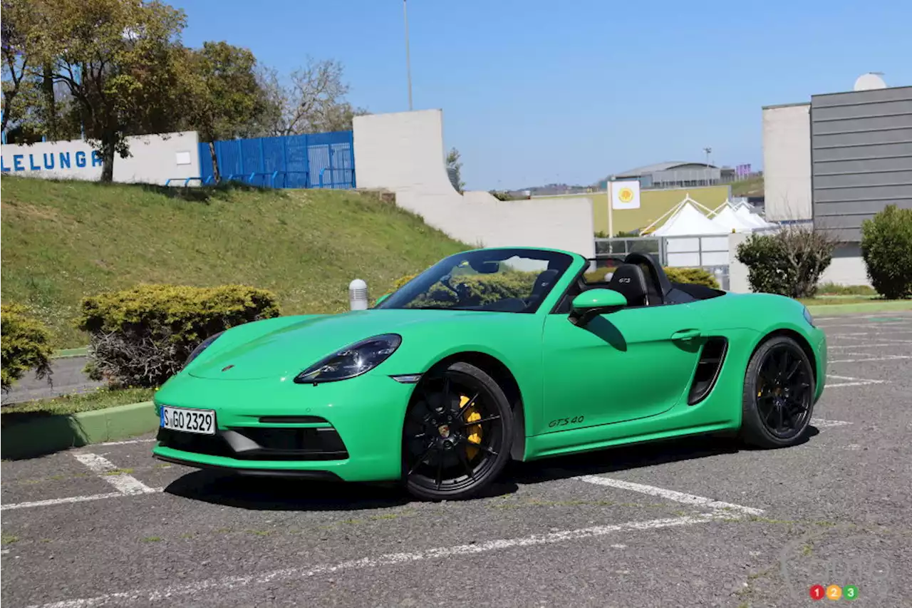 Premier essai de la Porsche 718 Boxster GTS 4.0 2022 | Essais routiers | Auto123