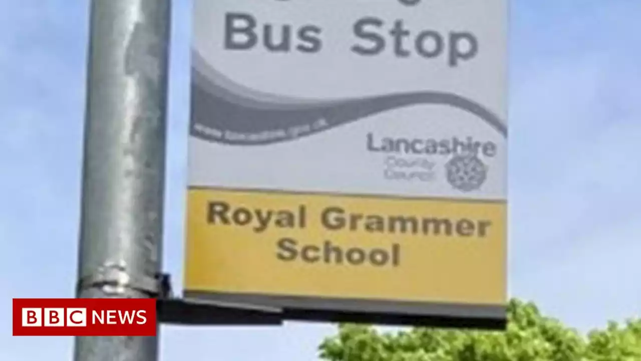 'Grammer' School: Lancashire council's sign error amuses pupils