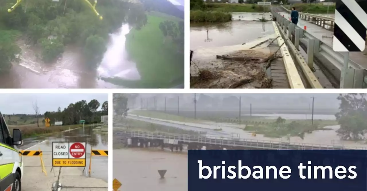 Flood Warning As Brisbane Belted By Rain With Severe Storms For Seq