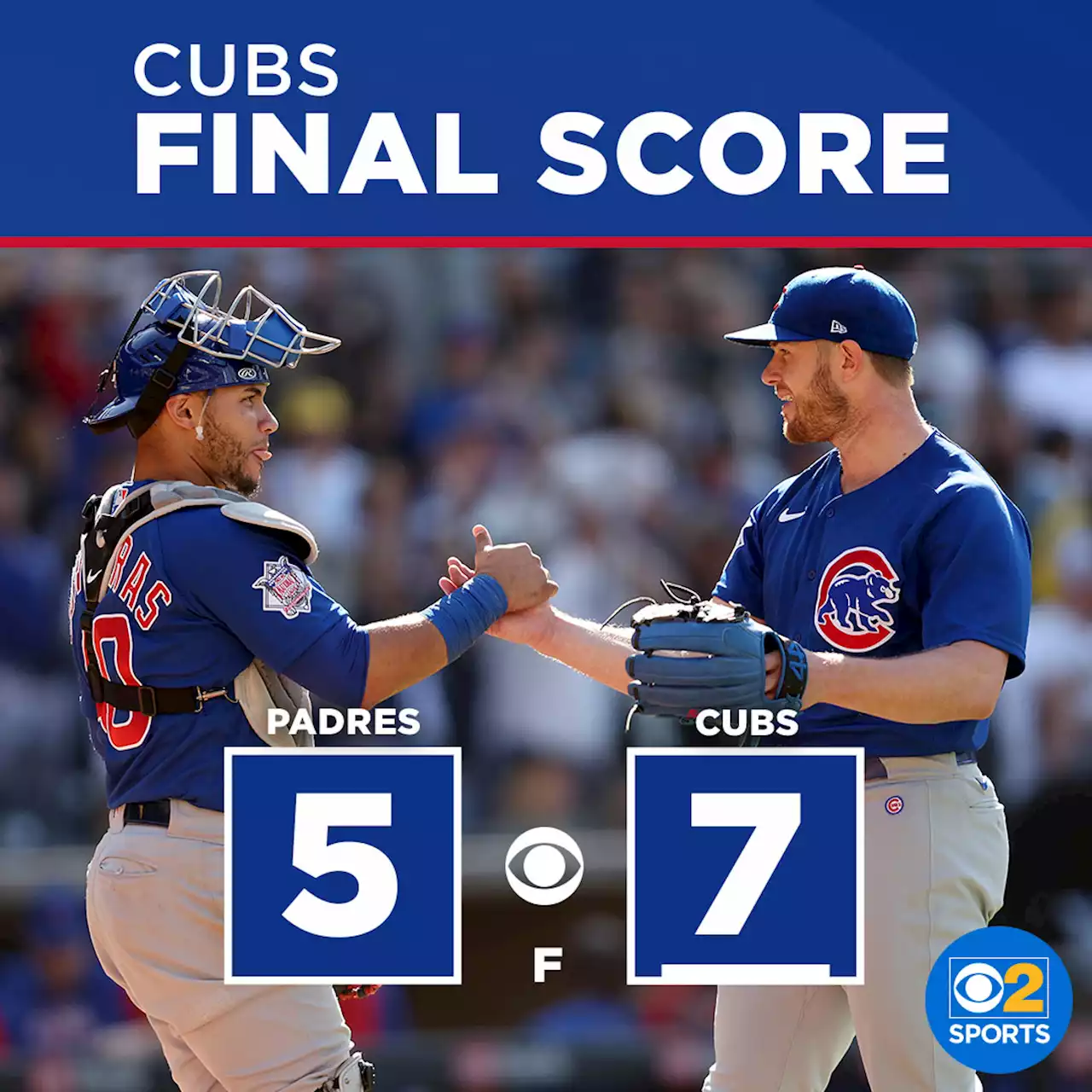 Rivas' key hit vs hometown Padres lifts Cubs to win