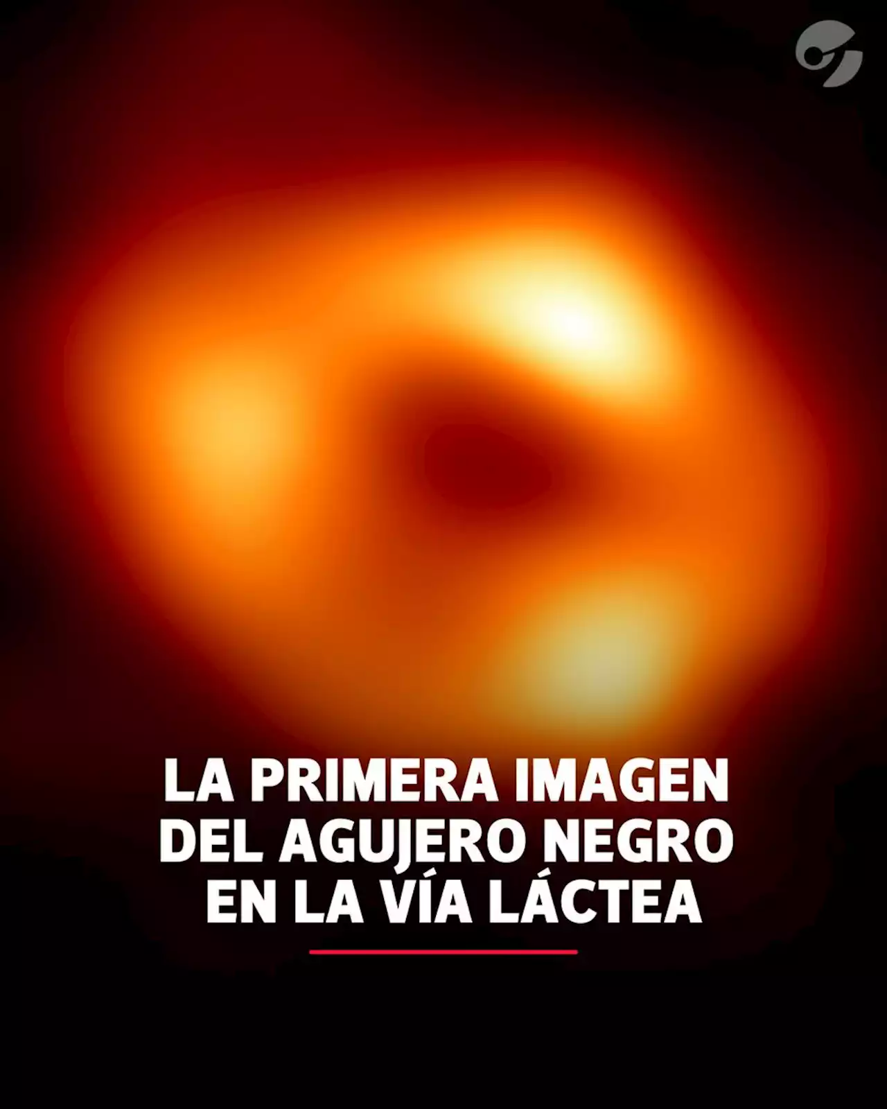 Publican la primera imagen del agujero negro en el corazón de la Vía Láctea